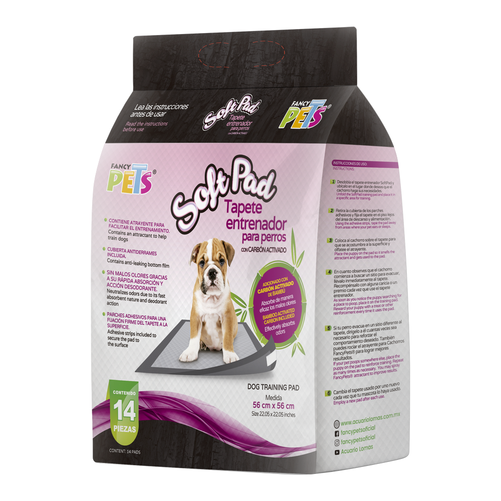 TAPETE ENTRENADOR SOFT PAD C/CARBON ACTIVADO - 14 PZ
FL7173