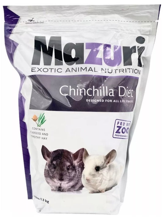 Alimento Para Chinchillas Mazuri Chinchilla Diet 1.3 Kg.