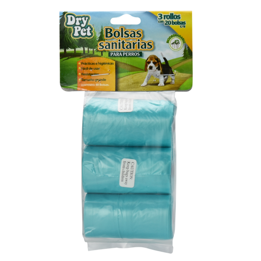 BOLSAS SANITARIAS (3 ROLLOS) DRY PET - 60 PZ

FL7164