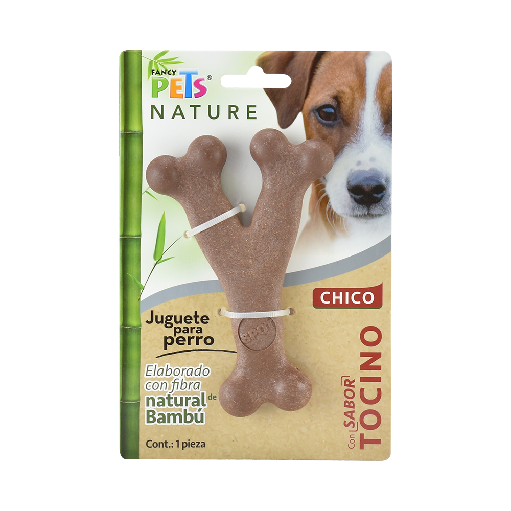 JUGUETE HUESO CH TRIPLE DE BAMBU SABOR TOCINO NATURE

FL9306