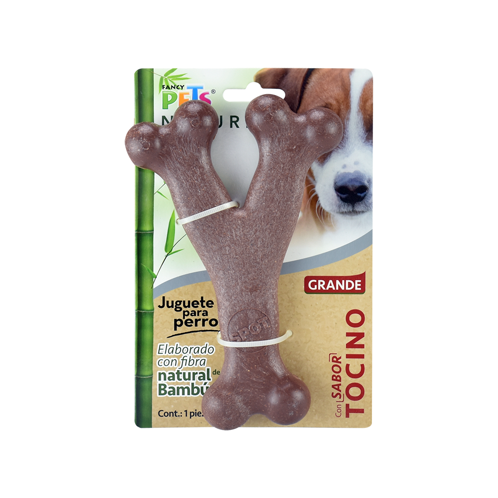 JUGUETE HUESO GDE TRIPLE DE BAMBU SABOR TOCINO NATURE

FL9308