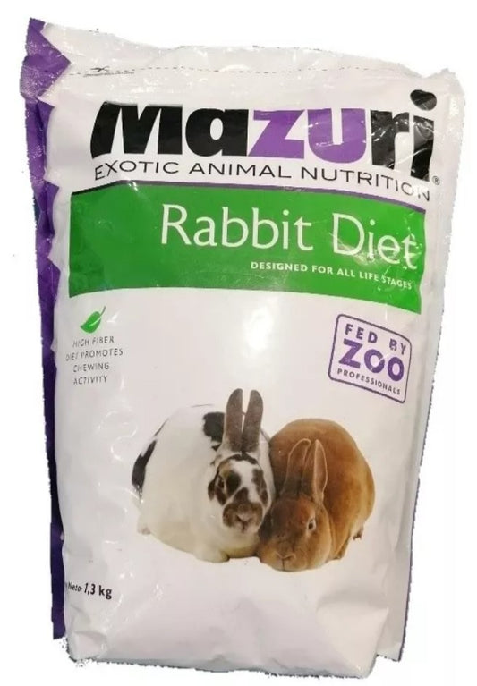 Alimento para conejos Mazuri Diet 1.3 kg