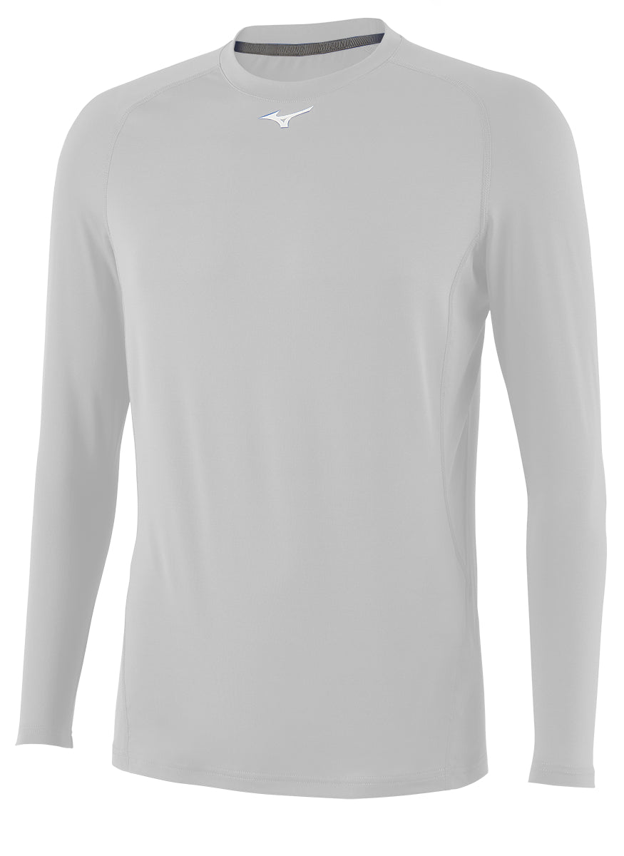 LONG SLEEVE COMPRESSION TOP WHITE MEN 351090_0000_01